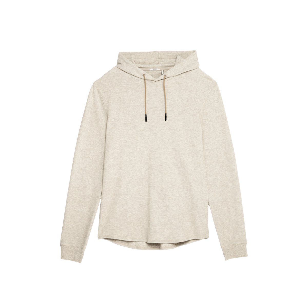 Tee-shirt à capuche maille relief beige, IKKS
