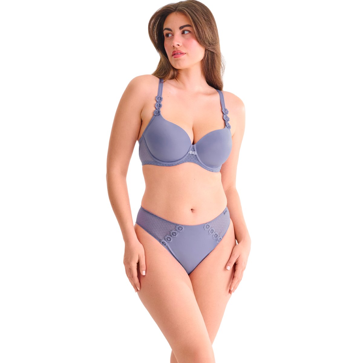 Soutien-gorge préformé grands bonnets TESSA violet, LISCA