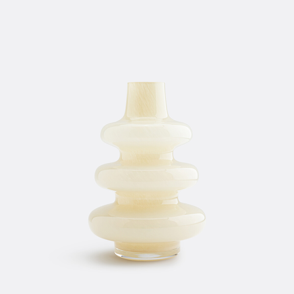 Vase en verre H23 cm, Olia jaune, LA REDOUTE INTERIEURS