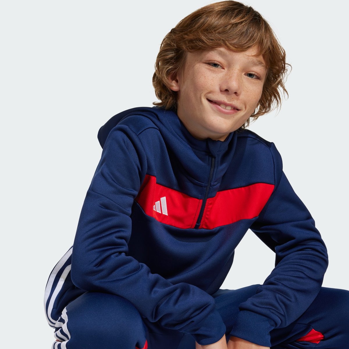 Sweat-Shirt À Capuche Tiro 25 Essentials Sweat Enfants Sweat-Shirt À Capuche Tiro 25 Essentials Sweat Enfants team navy / red, adidas Performance
