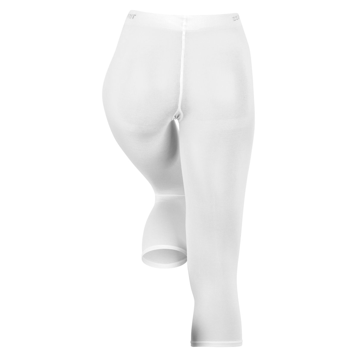 Legging Cotton Capri Opaque blanc, ESPRIT