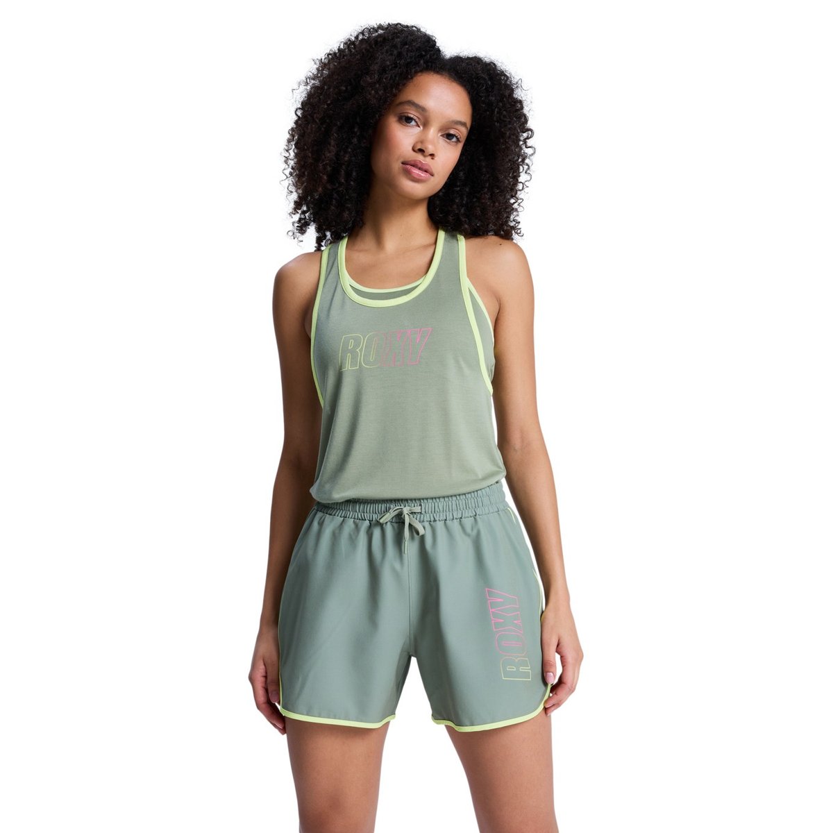 Short taille élastique EVERYDAY FLOW. vert oil green, ROXY