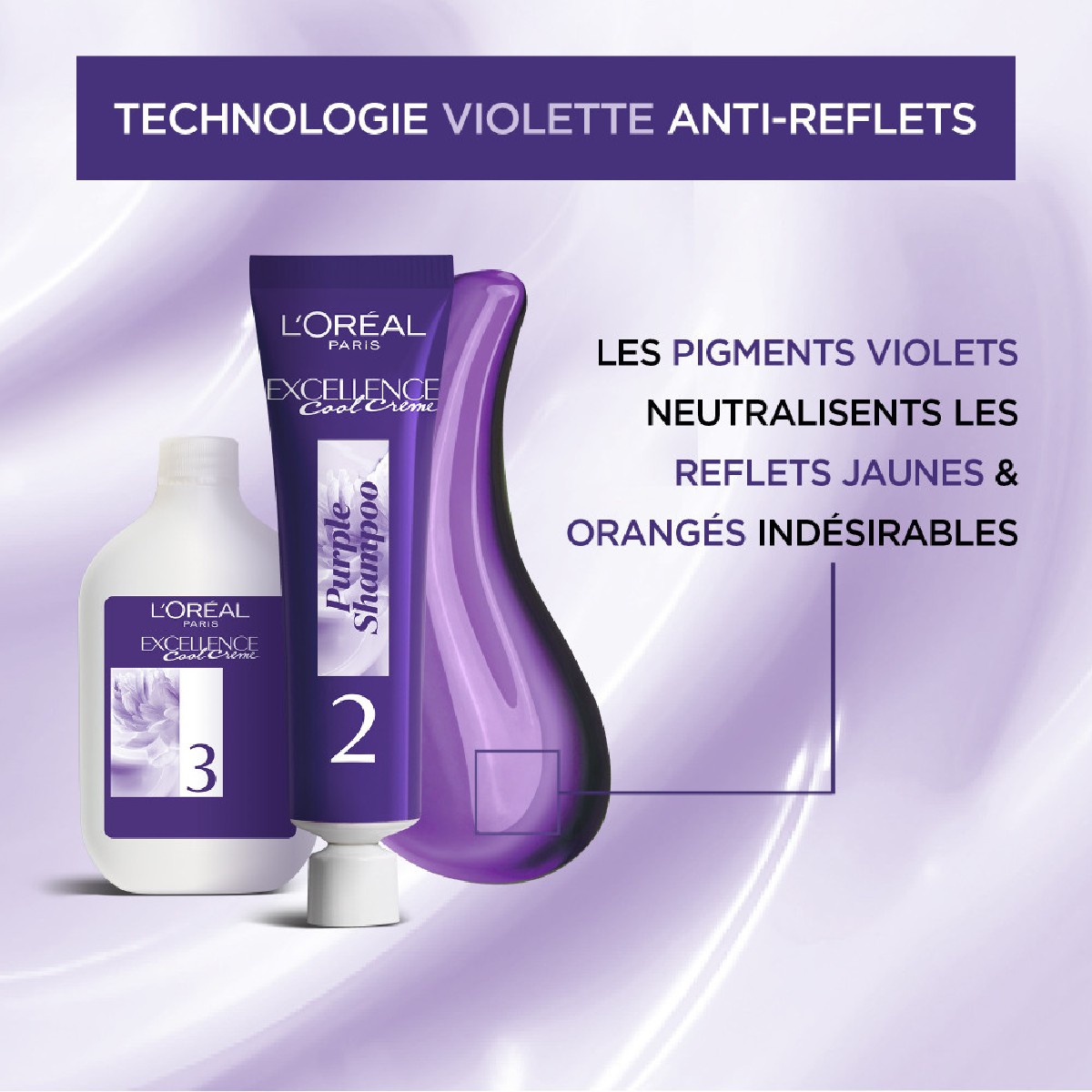 Coloration Excellence Cool Crème 4.11 - châtain ultra cendré, L'OREAL PARIS