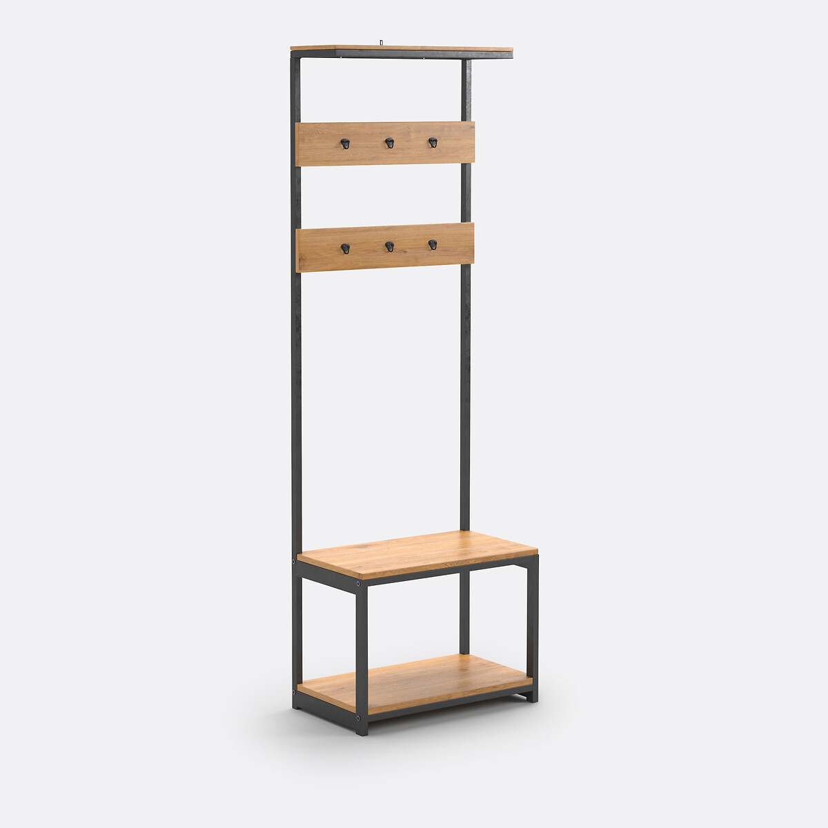 Hiba Hallway Coat Rack & Bench wood/metal, LA REDOUTE INTERIEURS
