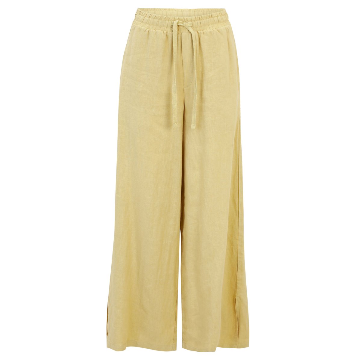 Pantalon en lin unicolore weeping willow, CARTOON