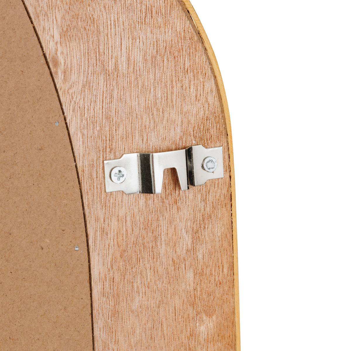 Miroir mural en rotin MAGGIE beige, ATMOSPHERA