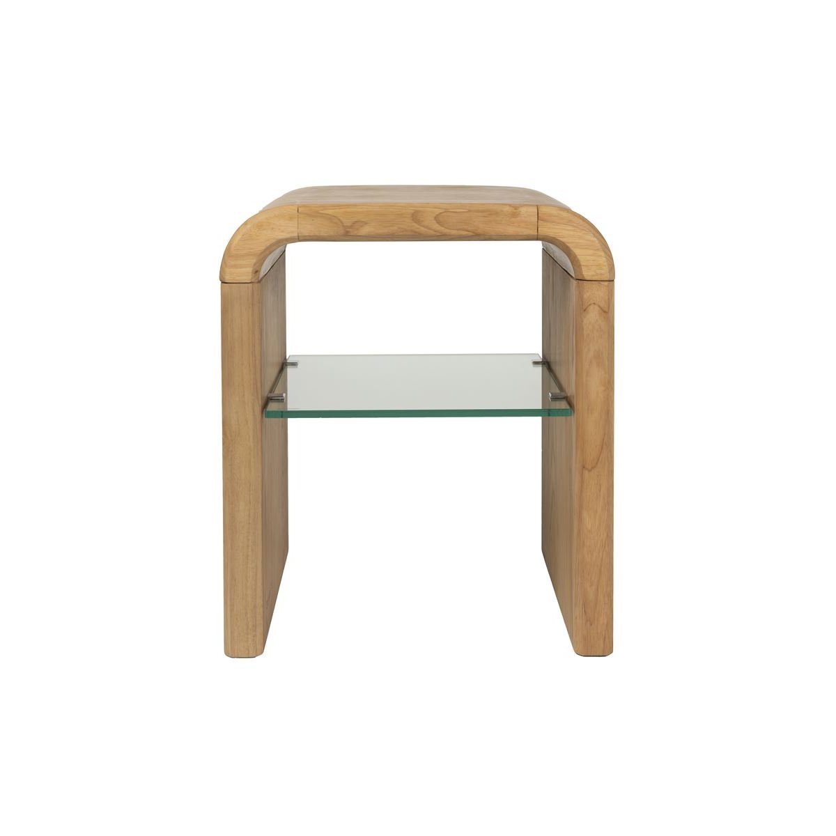 Table de chevet rectangulaire en bois, L., BRAVE bois, ZUIVER