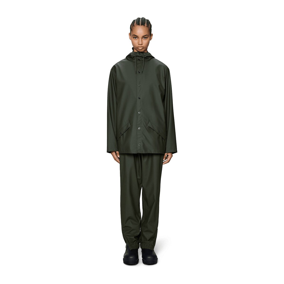 Casaco impermeável com capuz, unissexo, JACKET caqui, RAINS