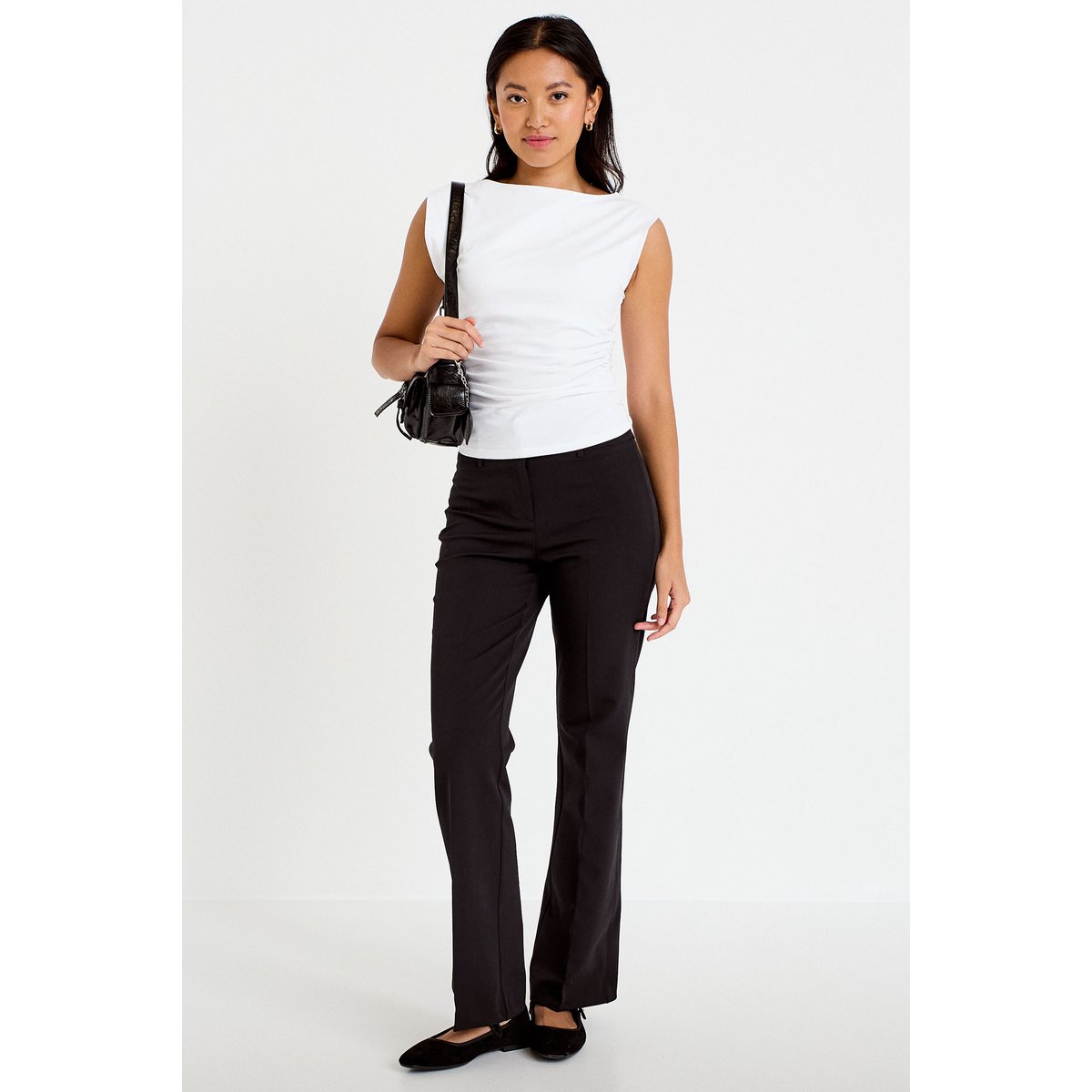 Pantalon flare noir, CACHE CACHE