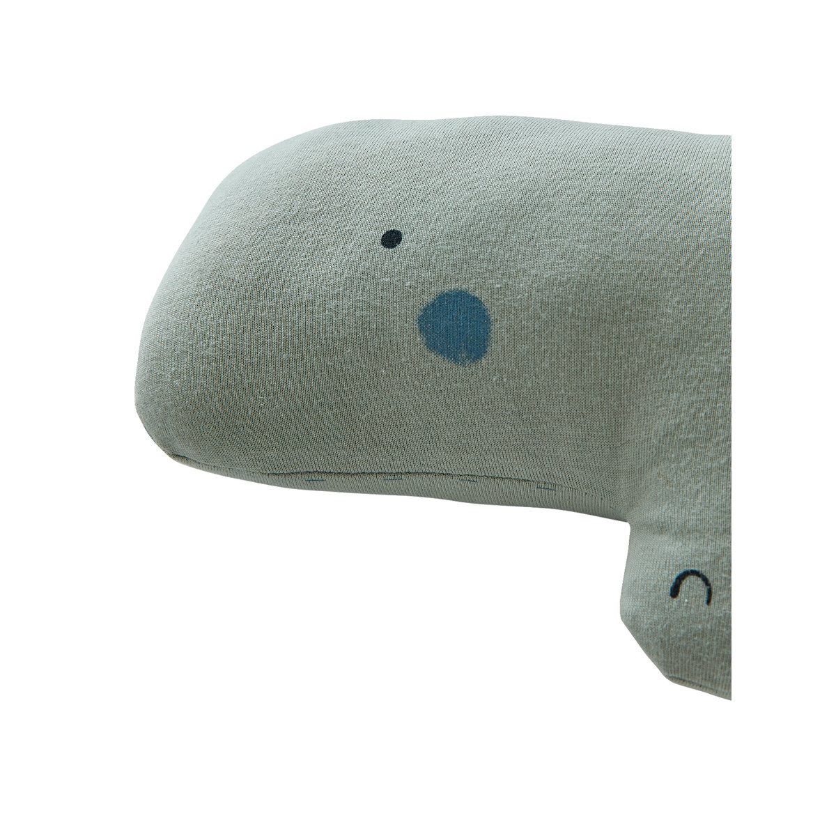Lot 2 coussins PETIT DINO bleu / kaki, VERTBAUDET