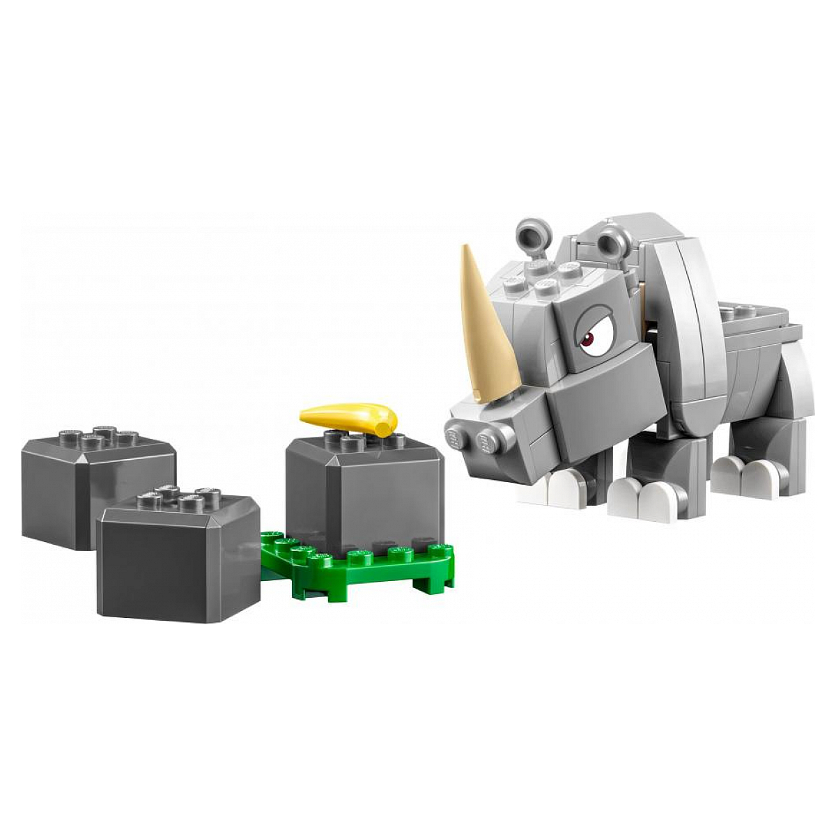 71420 Ensemble d extension rambi le rhinoceros Super Mario couleur unique, LEGO