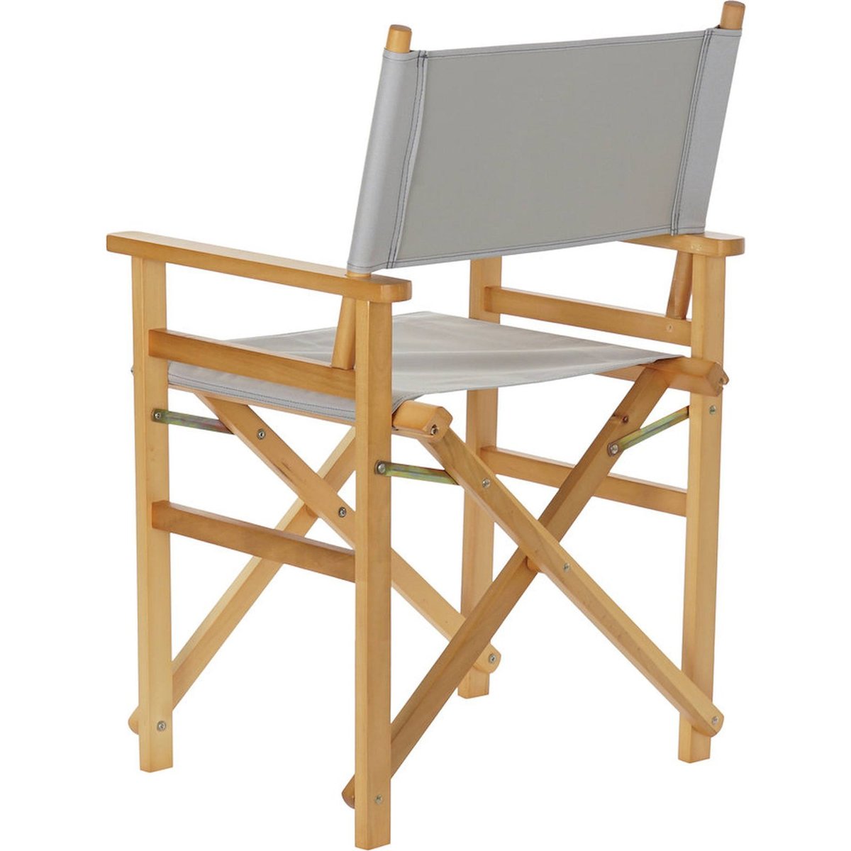 Chaise pliante d'extérieur en pin gris naturel élégant, RECOLLECTION