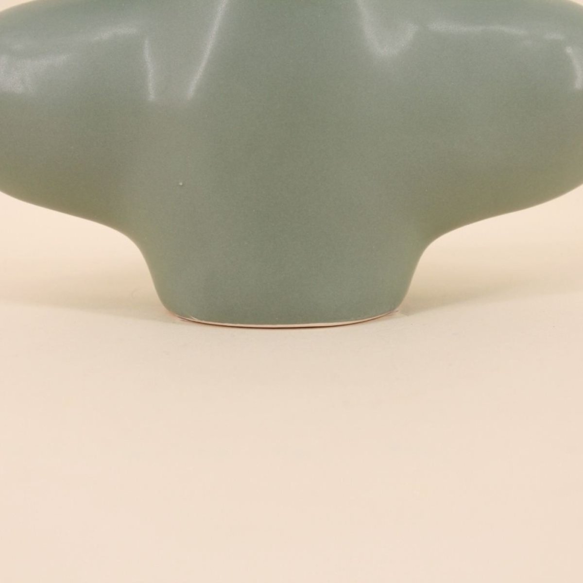 Set de 2 vases forme organique vert, ORNAMI