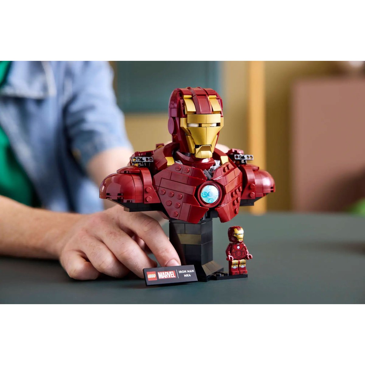 LEGO Marvel - Buste d'Iron Man MK4 - Set de Collection 76327 pour Adultes couleur unique, LEGO