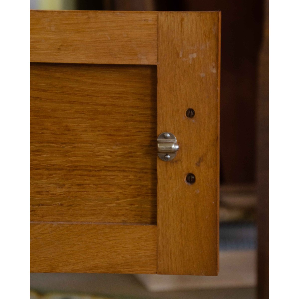 Table de chevet mid-century Maïa N°1494 - Bon état marron, DEBONGOUT