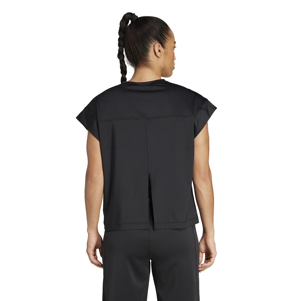 Crew Neck Yoga T-Shirt black, adidas Performance