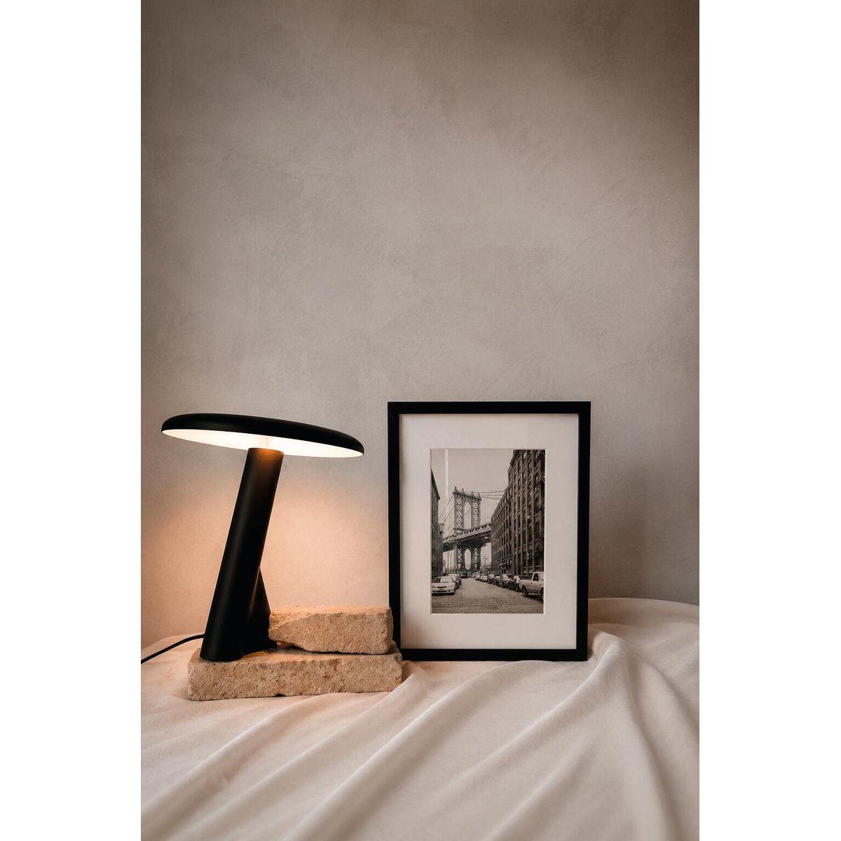 Lampe LED en aluminium, PISANO noir, INSPIRE