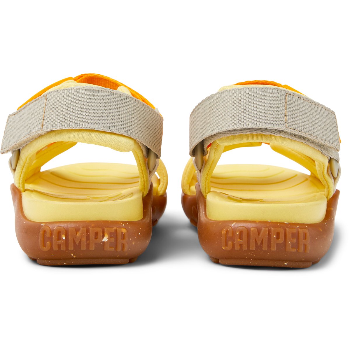Sandales Wous orange / jaune, CAMPER