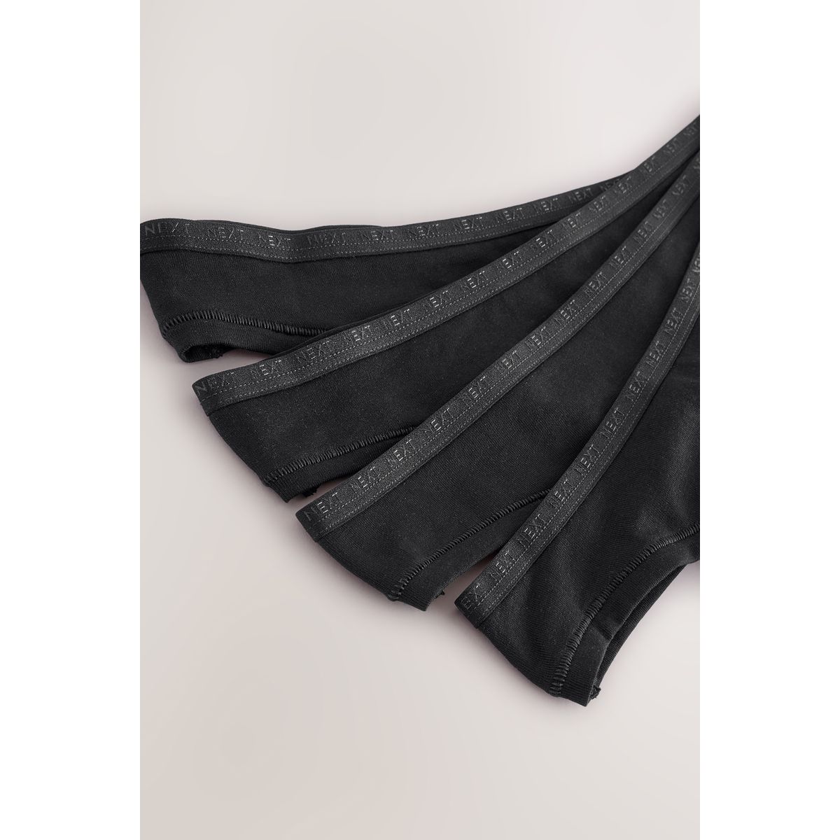 String confort ultime avec logo, lot de 4 noir, NEXT