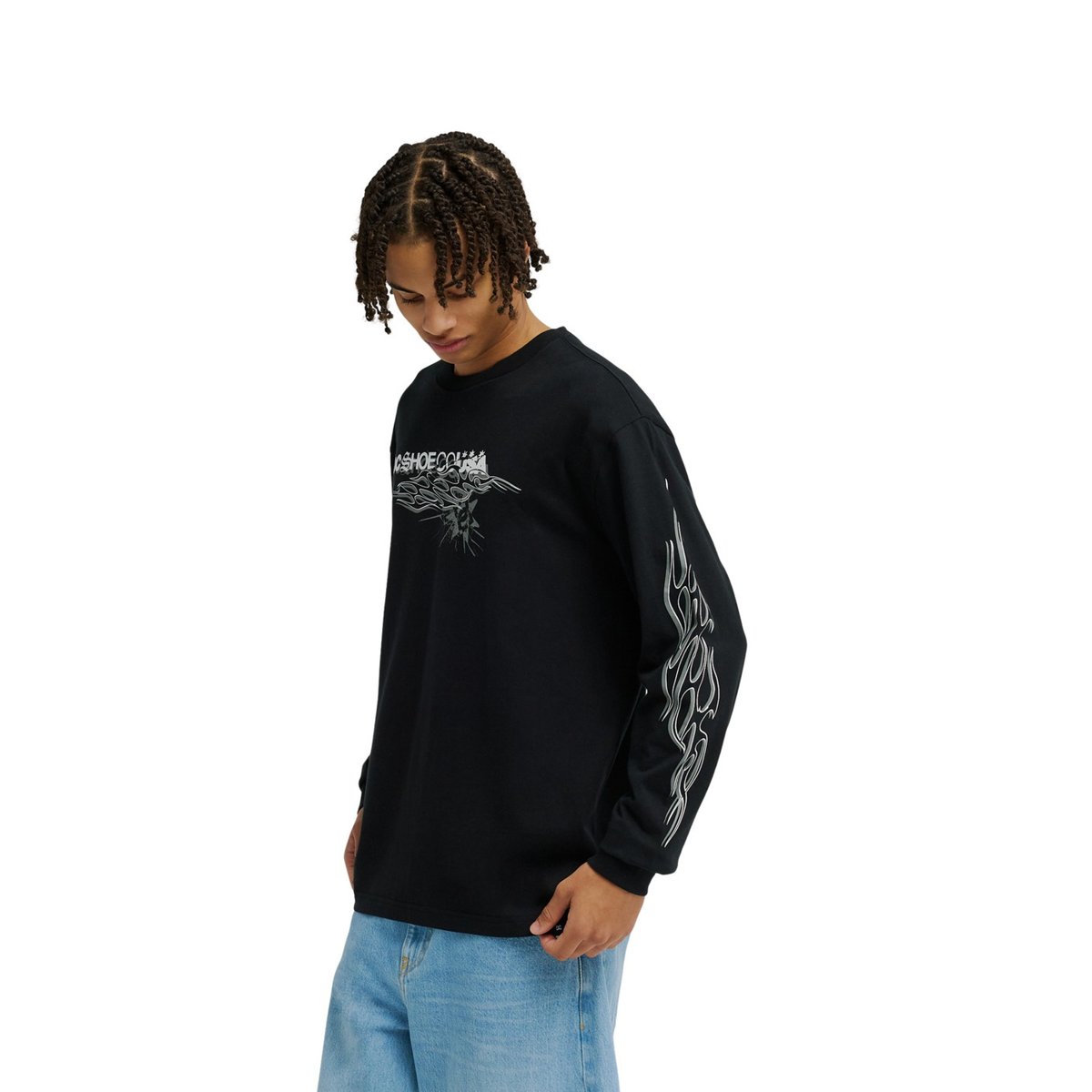 T-shirt manches longues. noir black, DC SHOES