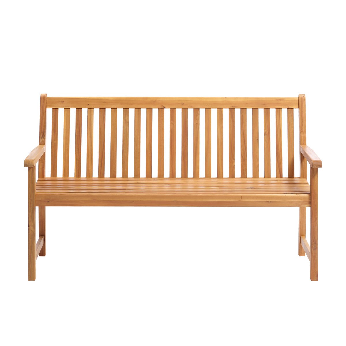 Banc de jardin en acacia massif 150 cm MILOS naturel, BERAH GETAH
