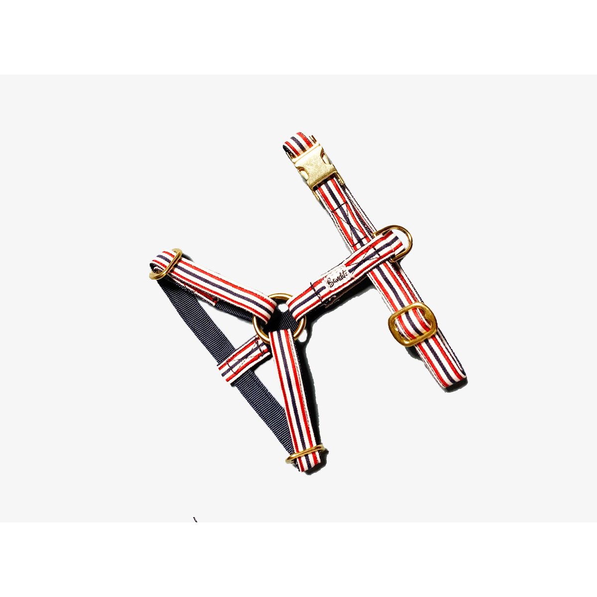 Harnais pour chat THE FRENCH BANBAN bleu, blanc, rouge, FRENCH BANDIT