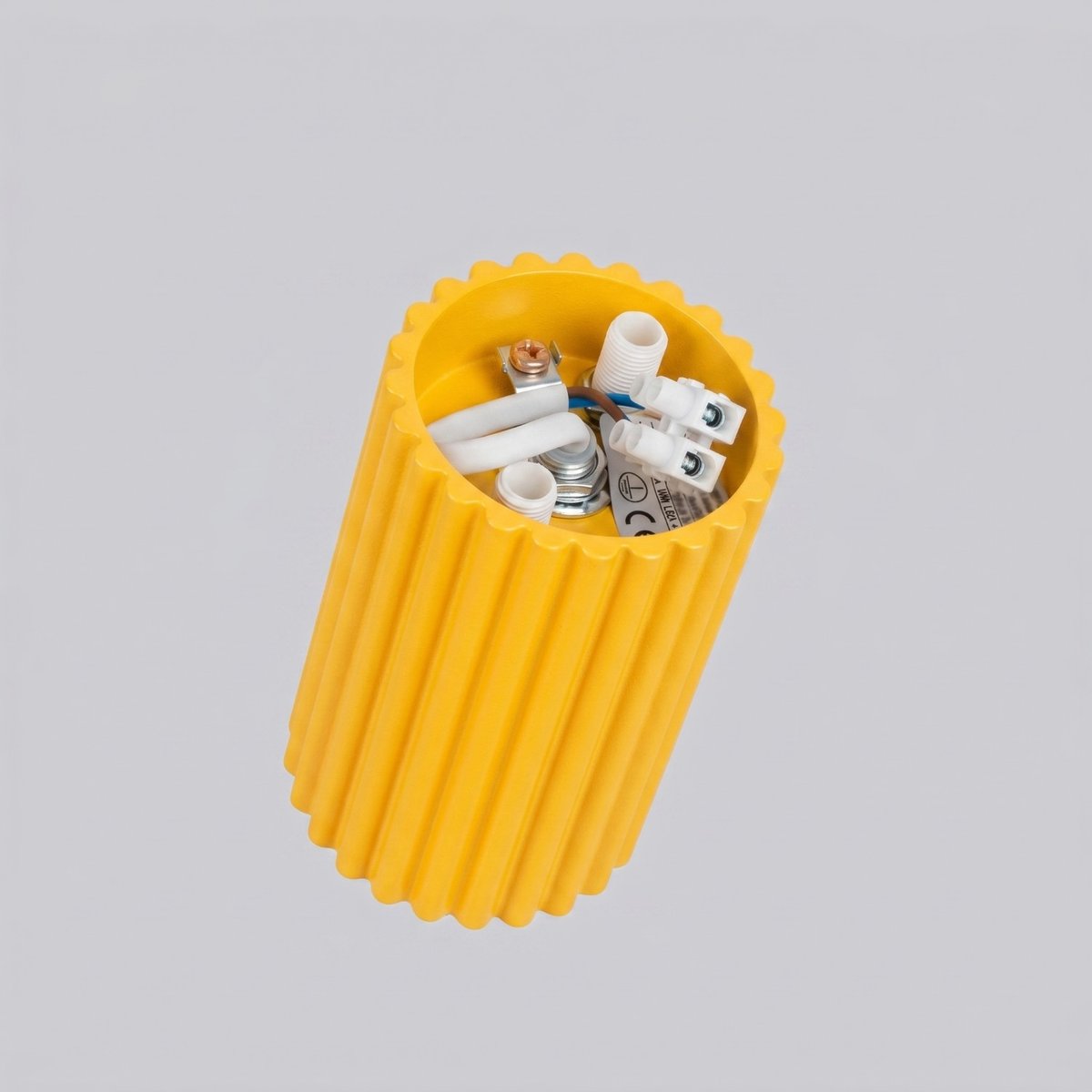 Plafonnier Aluminium Jaune GU10 1 KARBON jaune, EDEN