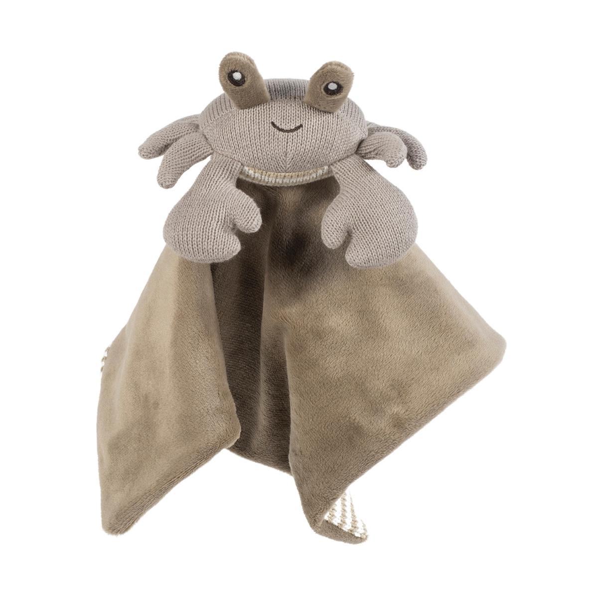 Doudou gris marron, blanc, WALKING MUM