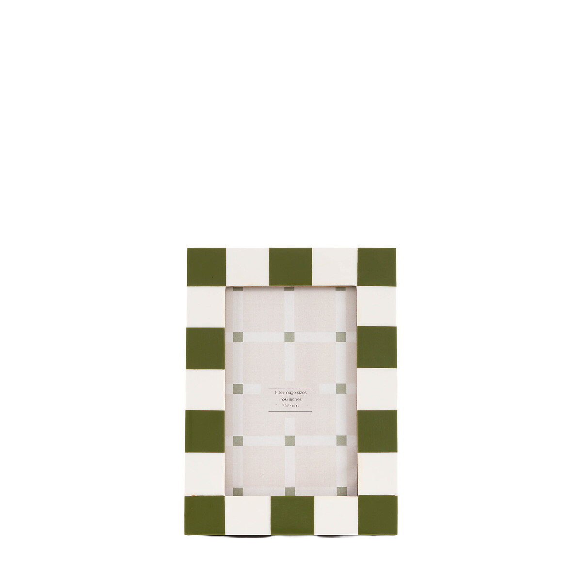 4x6" Caino Checkerboard Photoframe green, ÉDITÉ