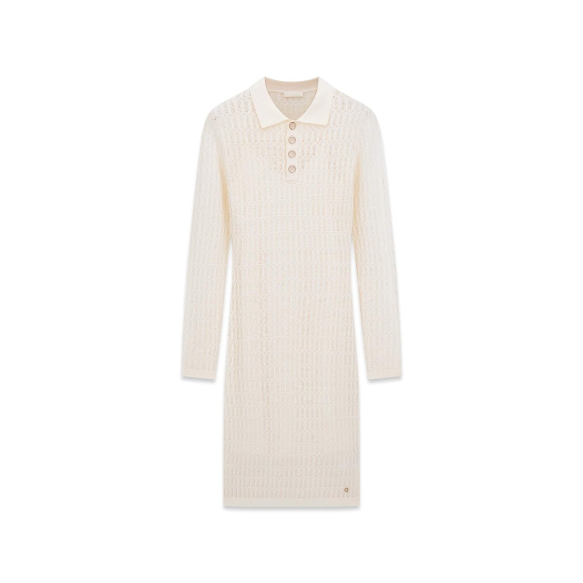 Mini Tricoté Dress blanc, GUESS