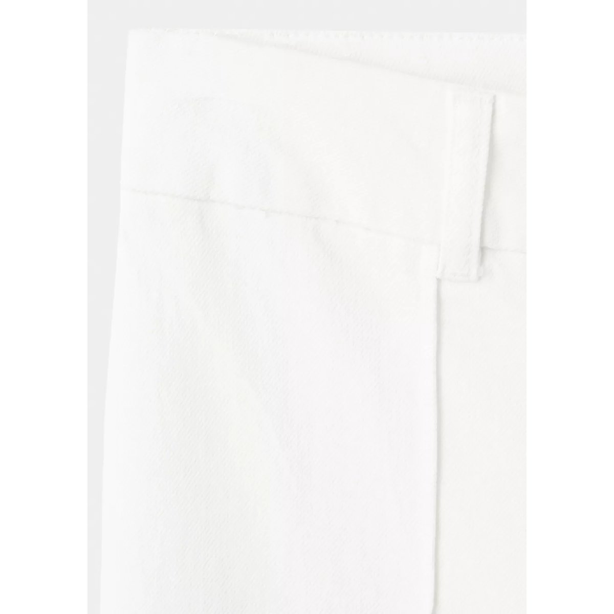 Jean large taille haute blanc, MANGO