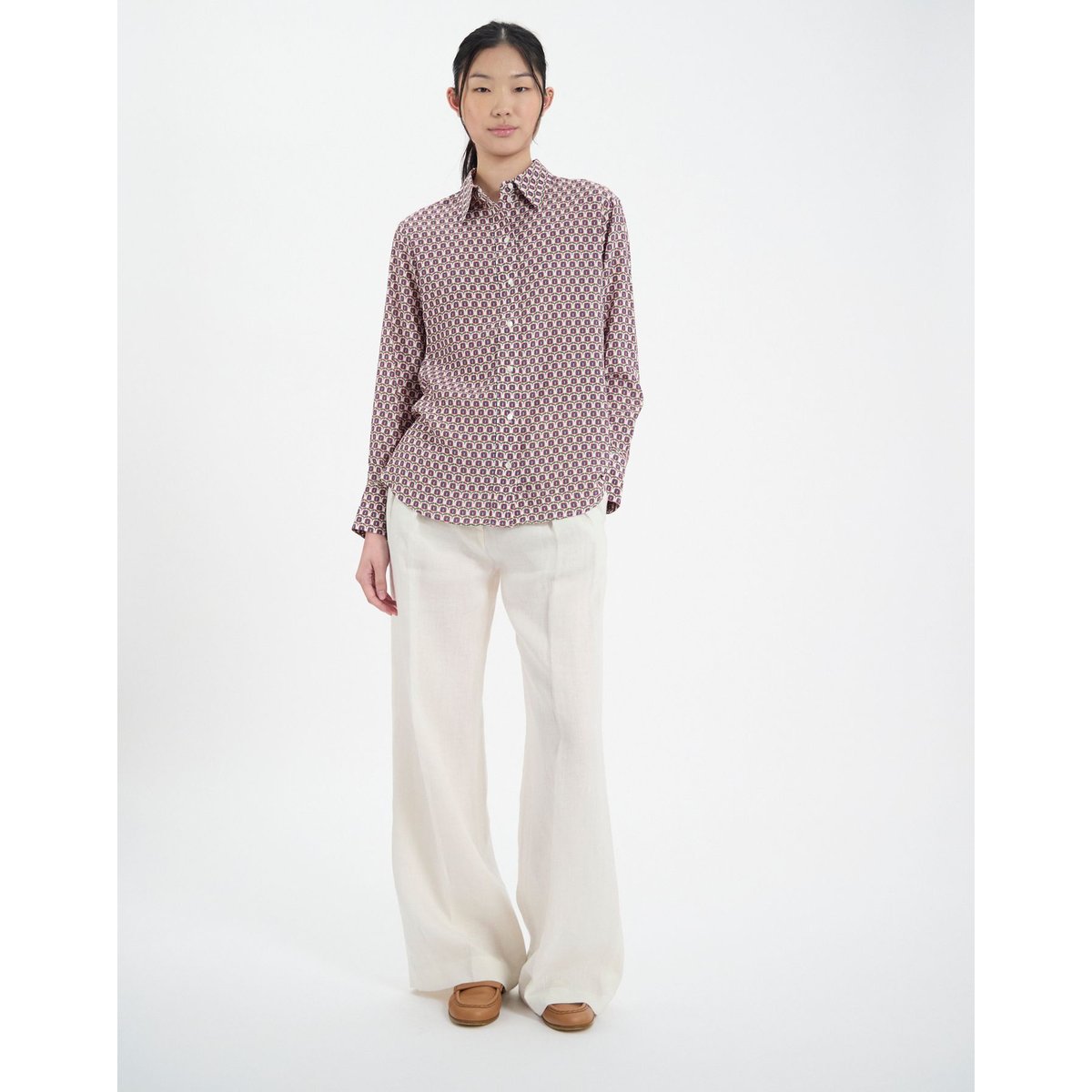 Chemise Maureen en viscose mélangée oakleef, INES DE LA FRESSANGE PARIS