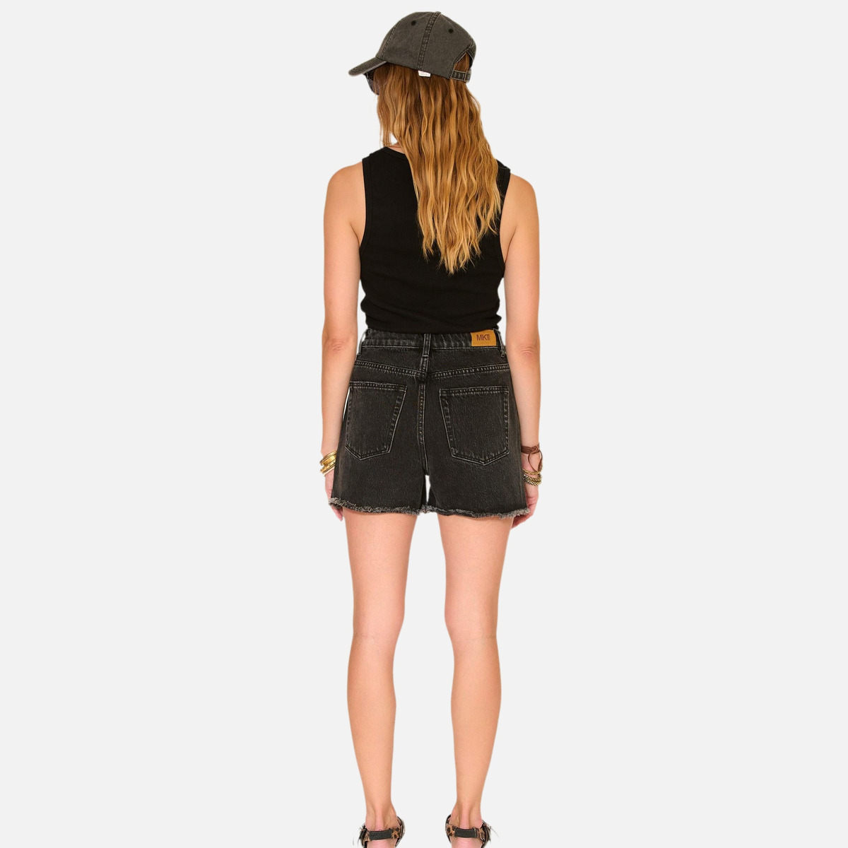 Jean THE PLAYA BLACK DENIM 26s noir délavé, MKT STUDIO