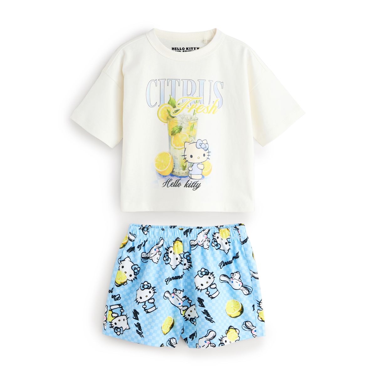 Pyjama short hello kitty rouge/bleu, lot de 2 rouge/bleu, NEXT