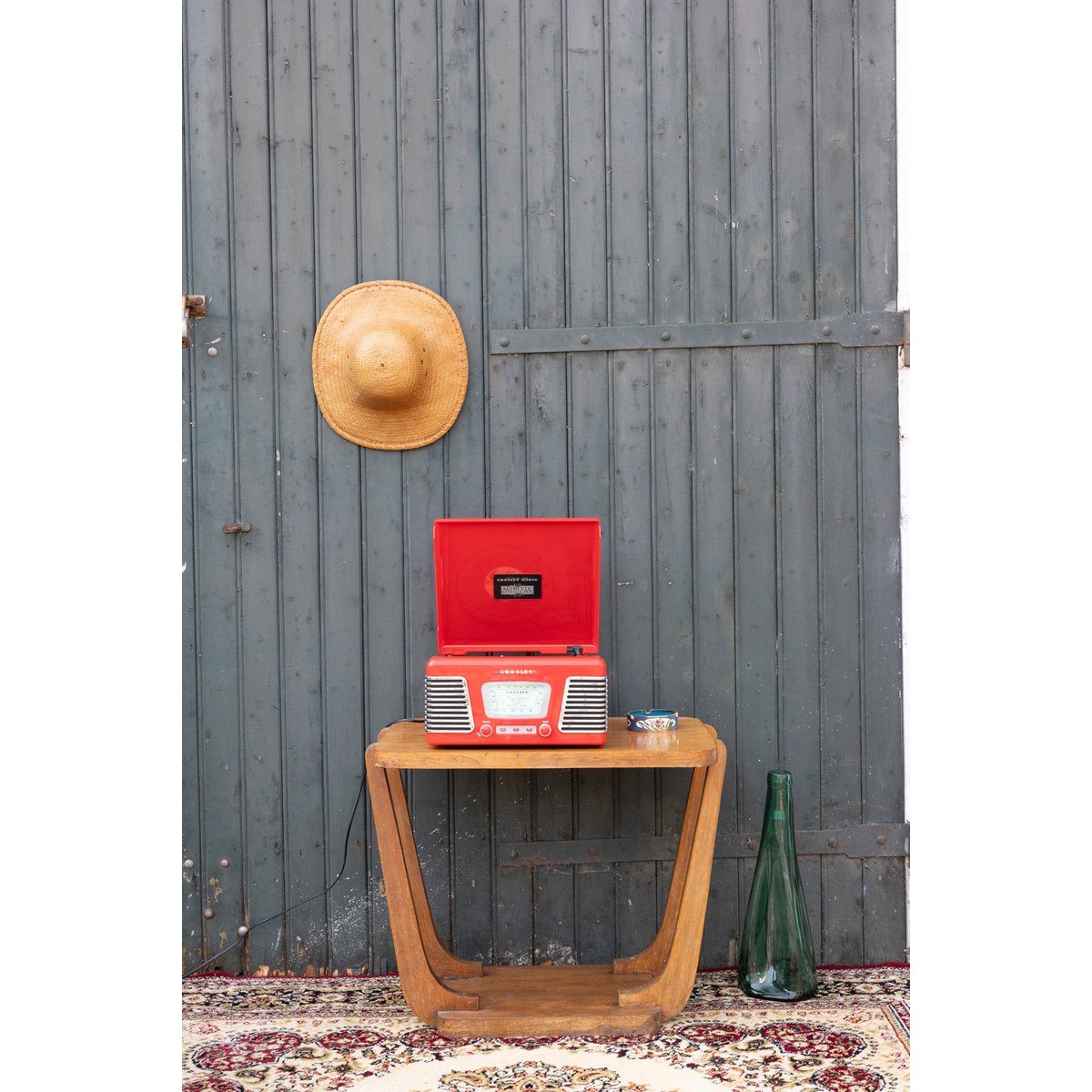 Table d'appoint en bois Francine N°273 - Bon état bois, DEBONGOUT