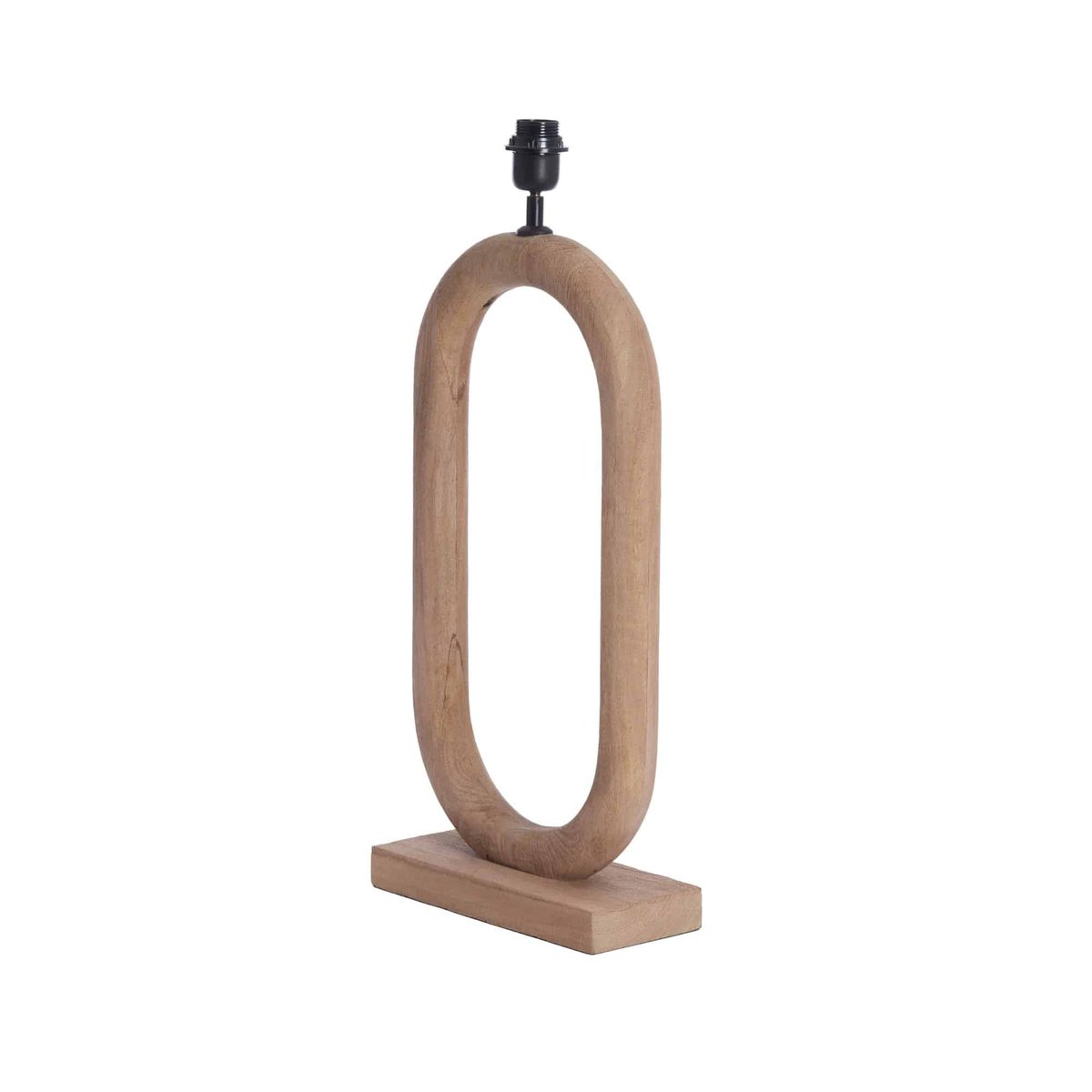 Base De La Lampe Bois PACECO marron, LIGHT & LIVING