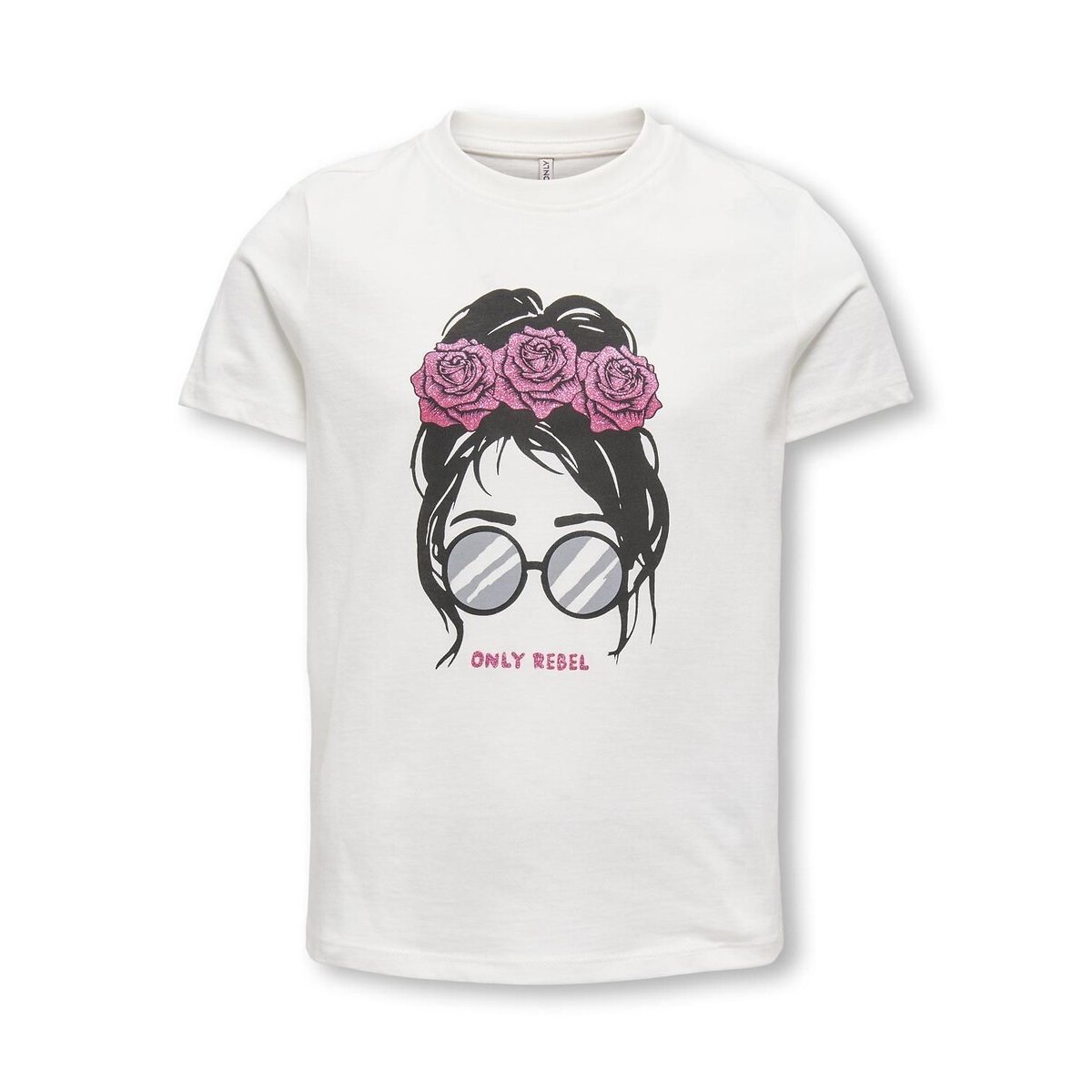 T-shirt manches courtes blanc, KIDS ONLY