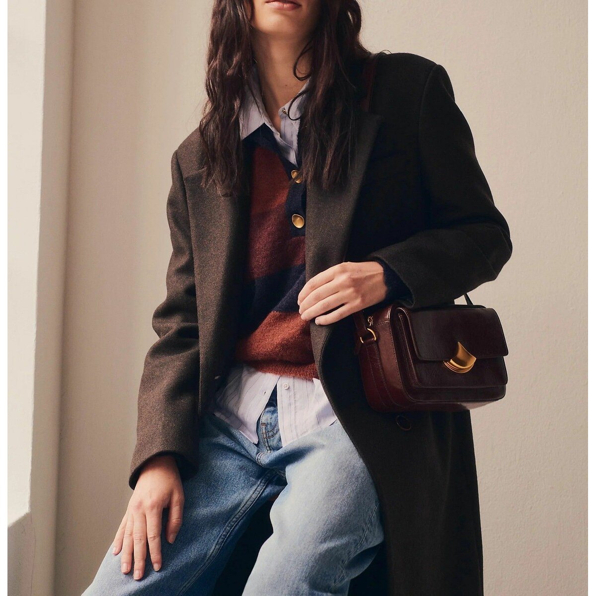 Divicam Leather Camera Bag brown, SESSUN