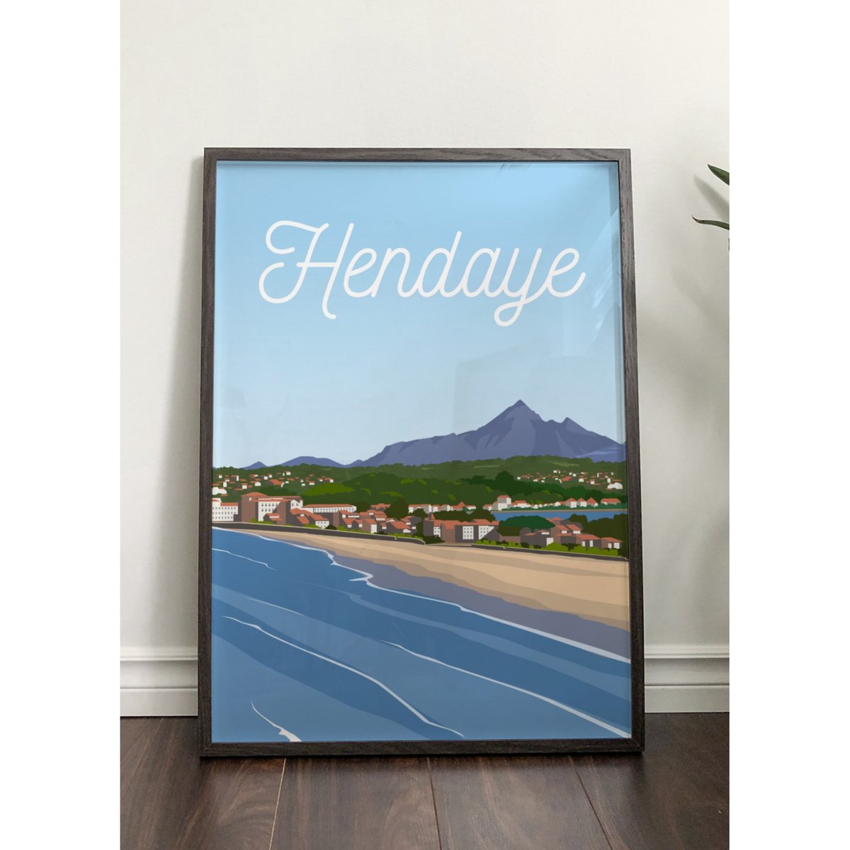 Affiche ville de Hendaye blanc, L'AFFICHERIE