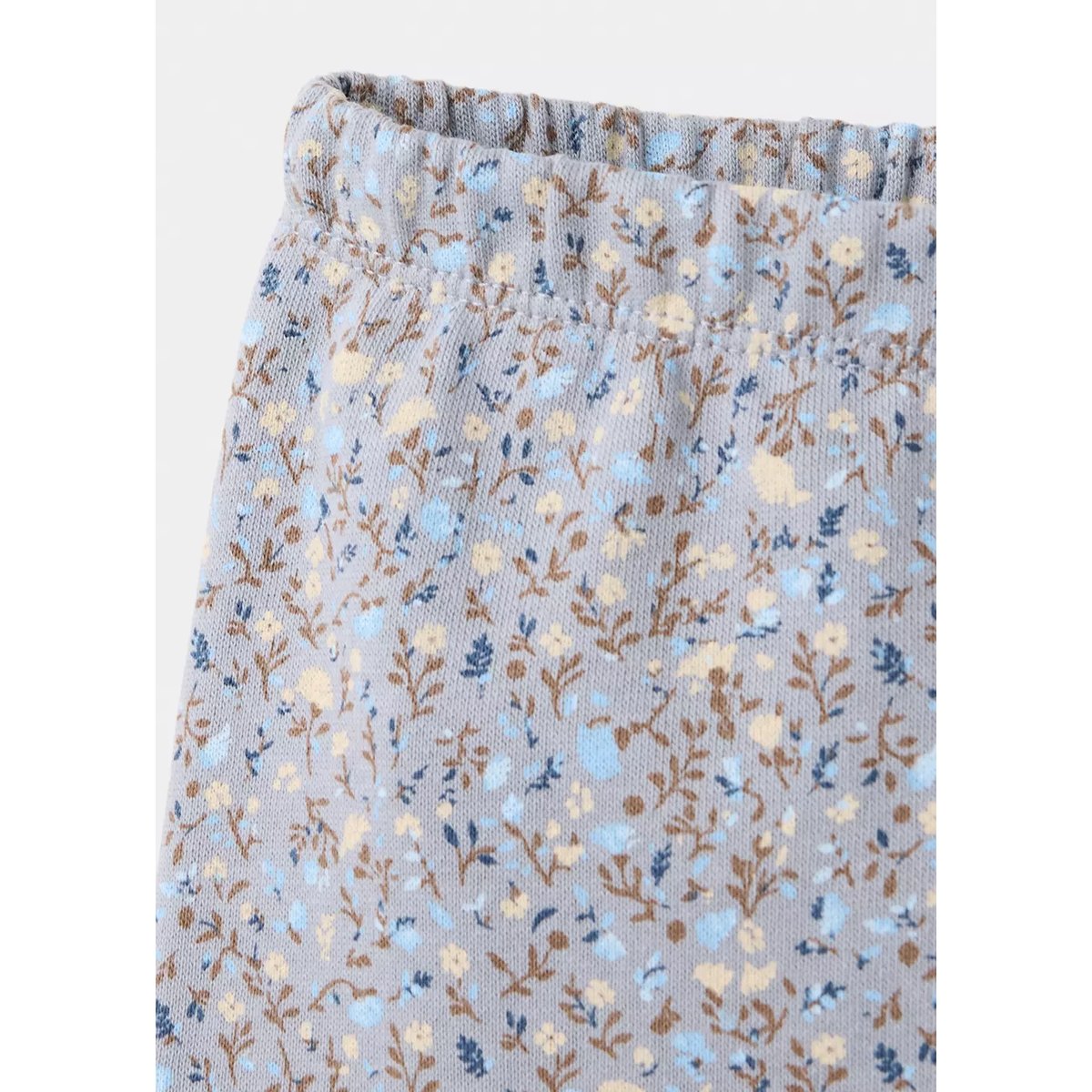 Pantalon jogger imprimé à fleurs bleu, MANGO BABY