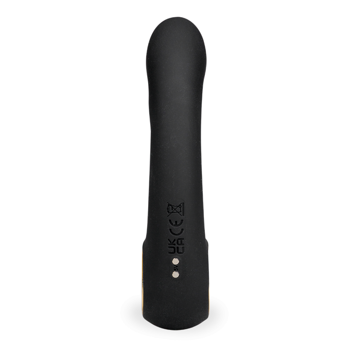 Mini vibromasseur rabbit vibrations et mouvements First Love noir, LOVE AND VIBES