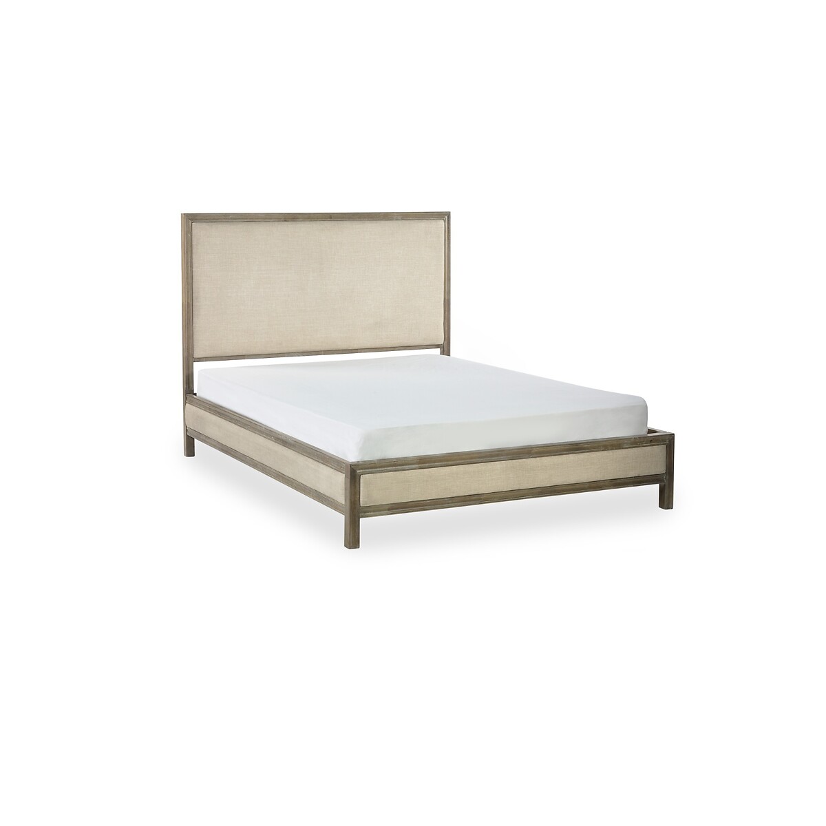 Sophie French Antique Linen & Limed Oak Bed ivory, SO'HOME