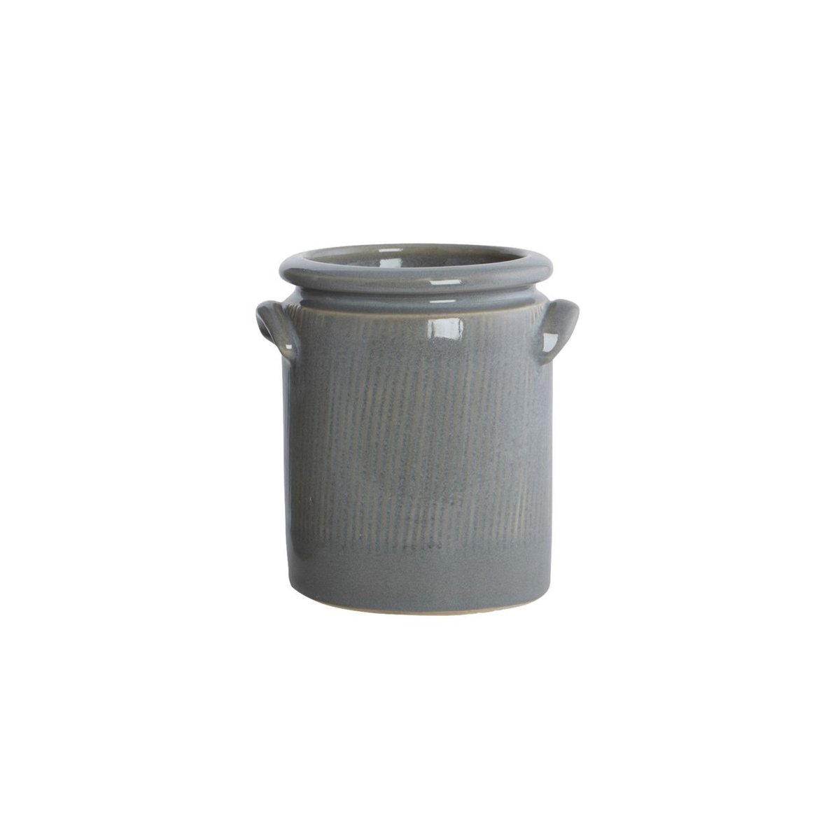 Cache-Pot Pottery S h 15 cm gris clair, HOUSE DOCTOR