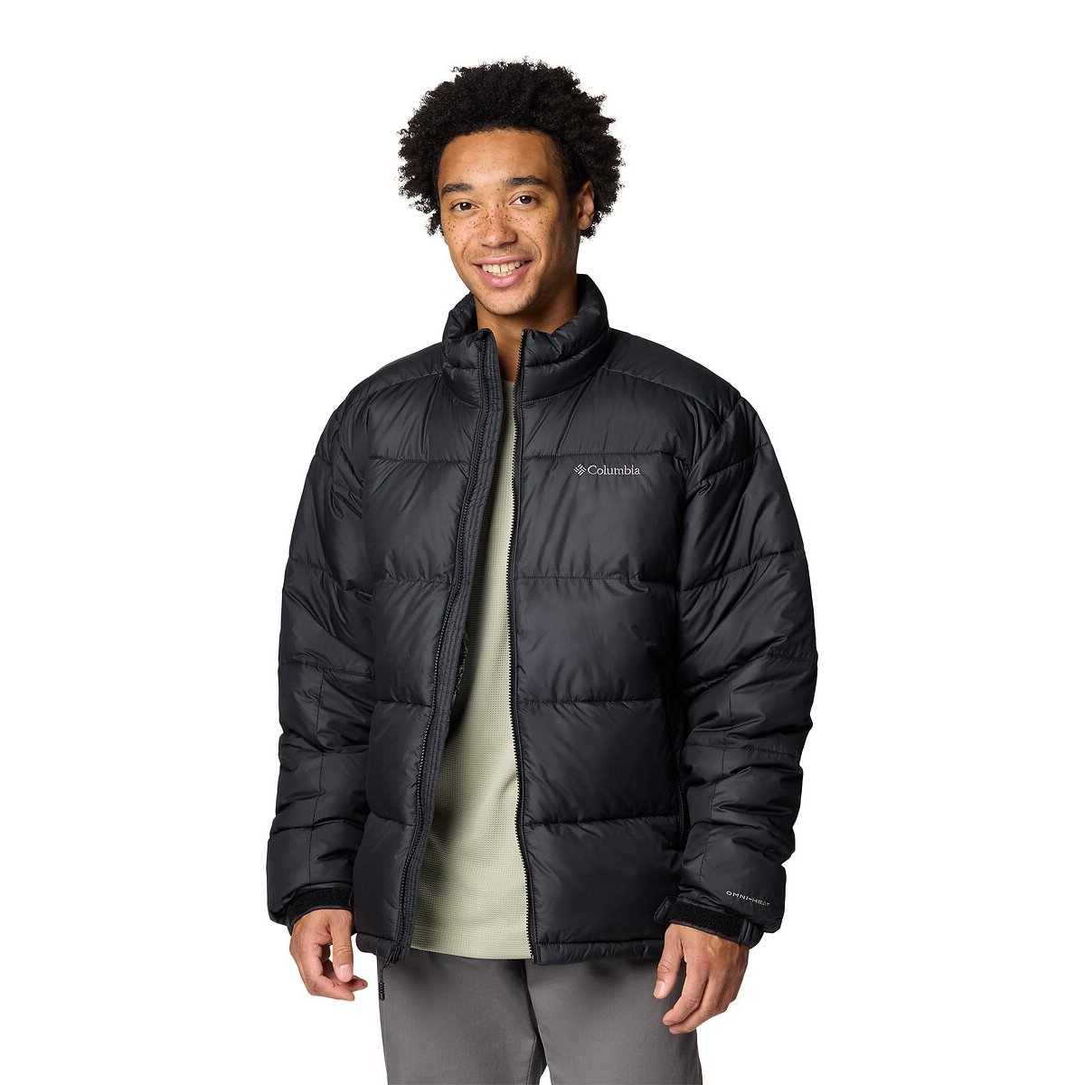 Pike Lake Padded Jacket with Zip Fastening black, COLUMBIA