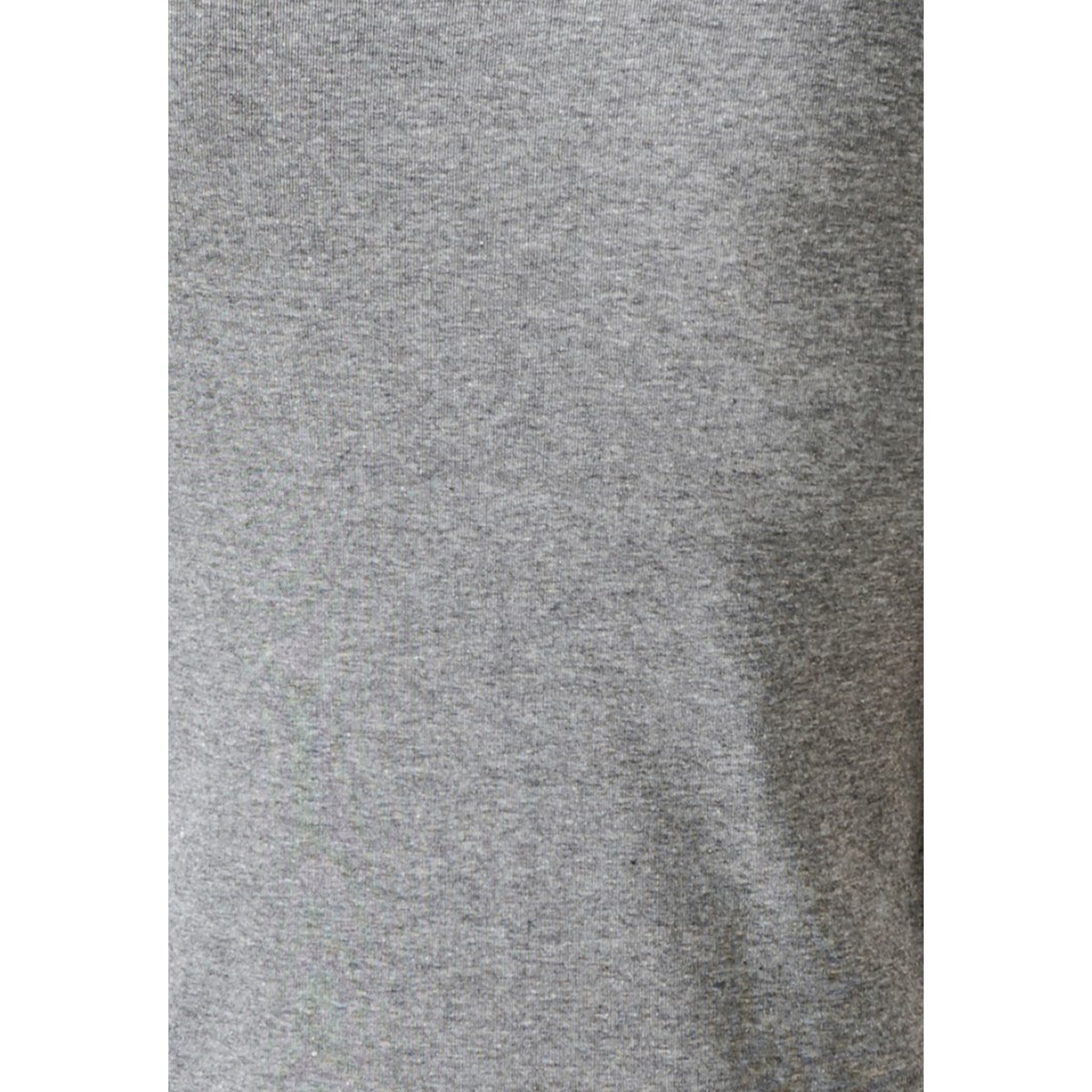 Lot de 2 t-shirts col V, pur coton peigné gris chiné, DAMART