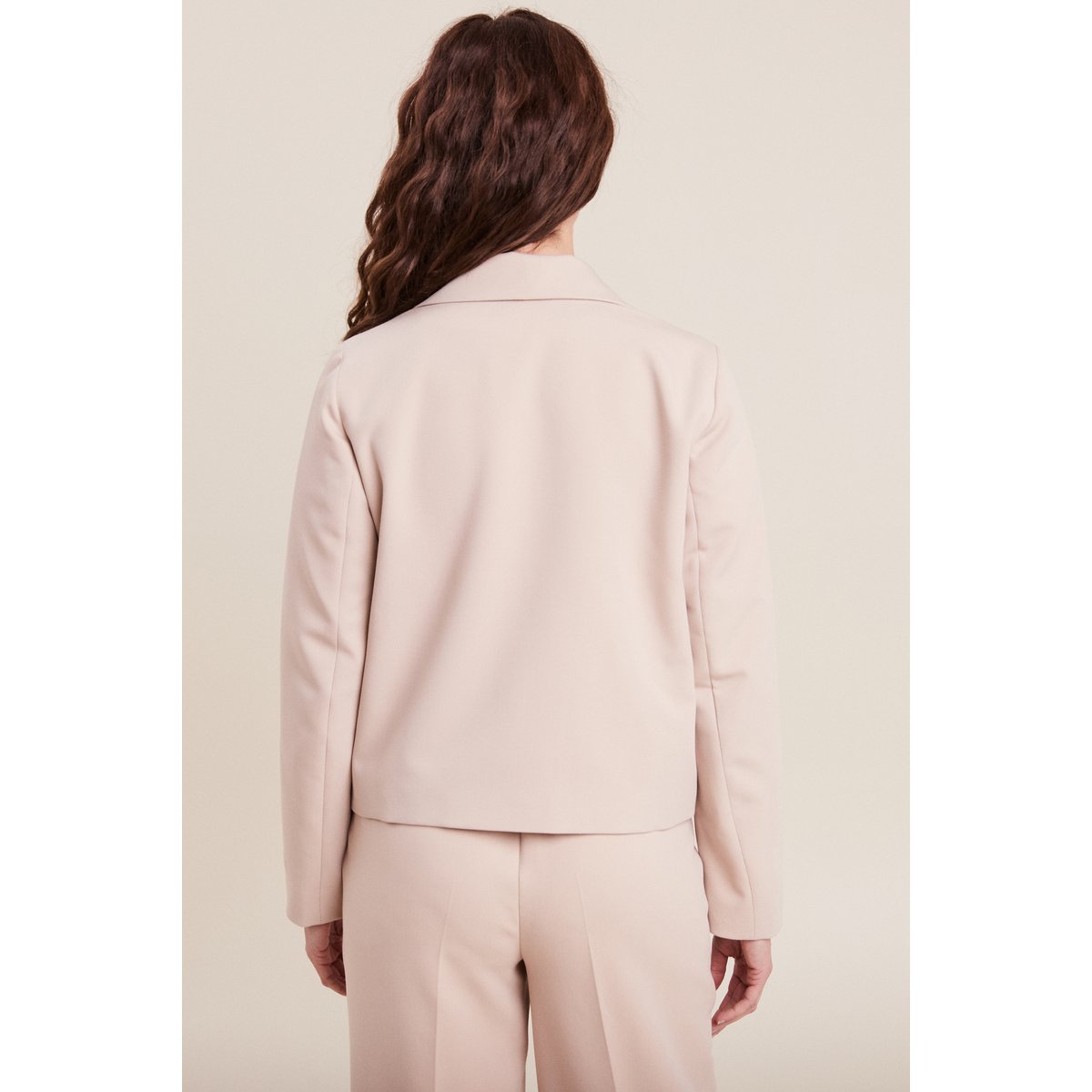 Veste tailleur courte sable, BREAL