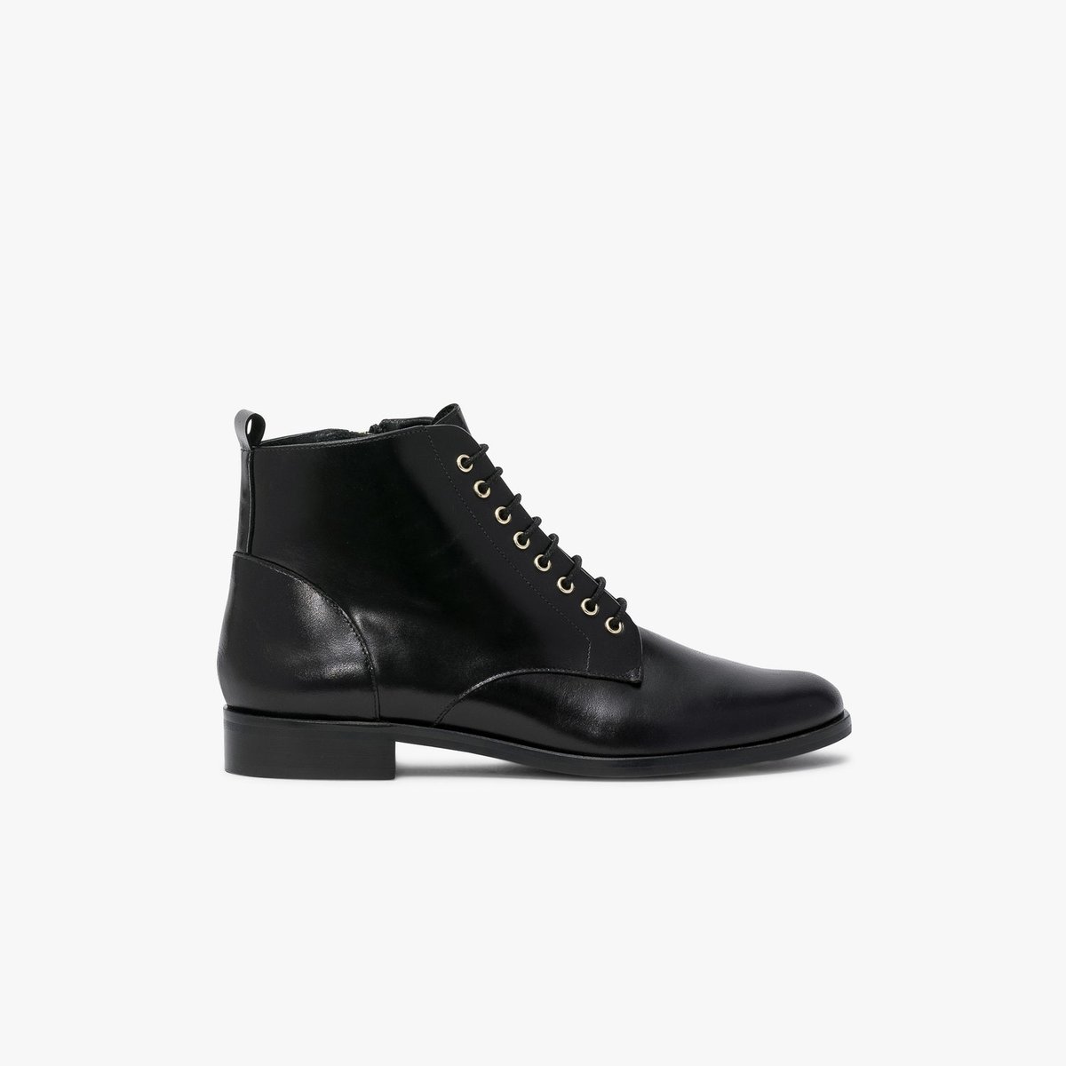 Boots À Talon en cuir KAMINARA noir, BOCAGE