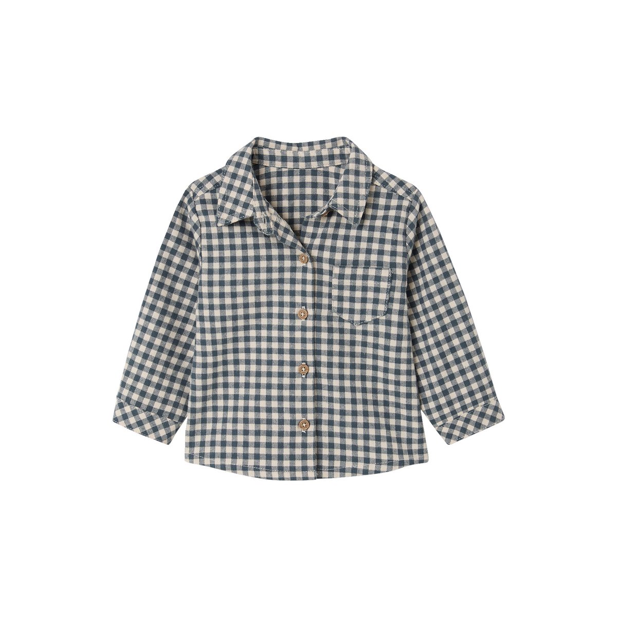 Ensemble salopette chemise olive, VERTBAUDET