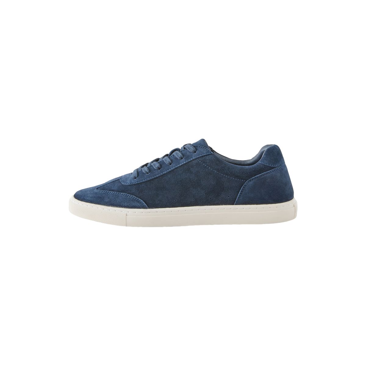 Baskets habillées en daim bleu marine, NEXT