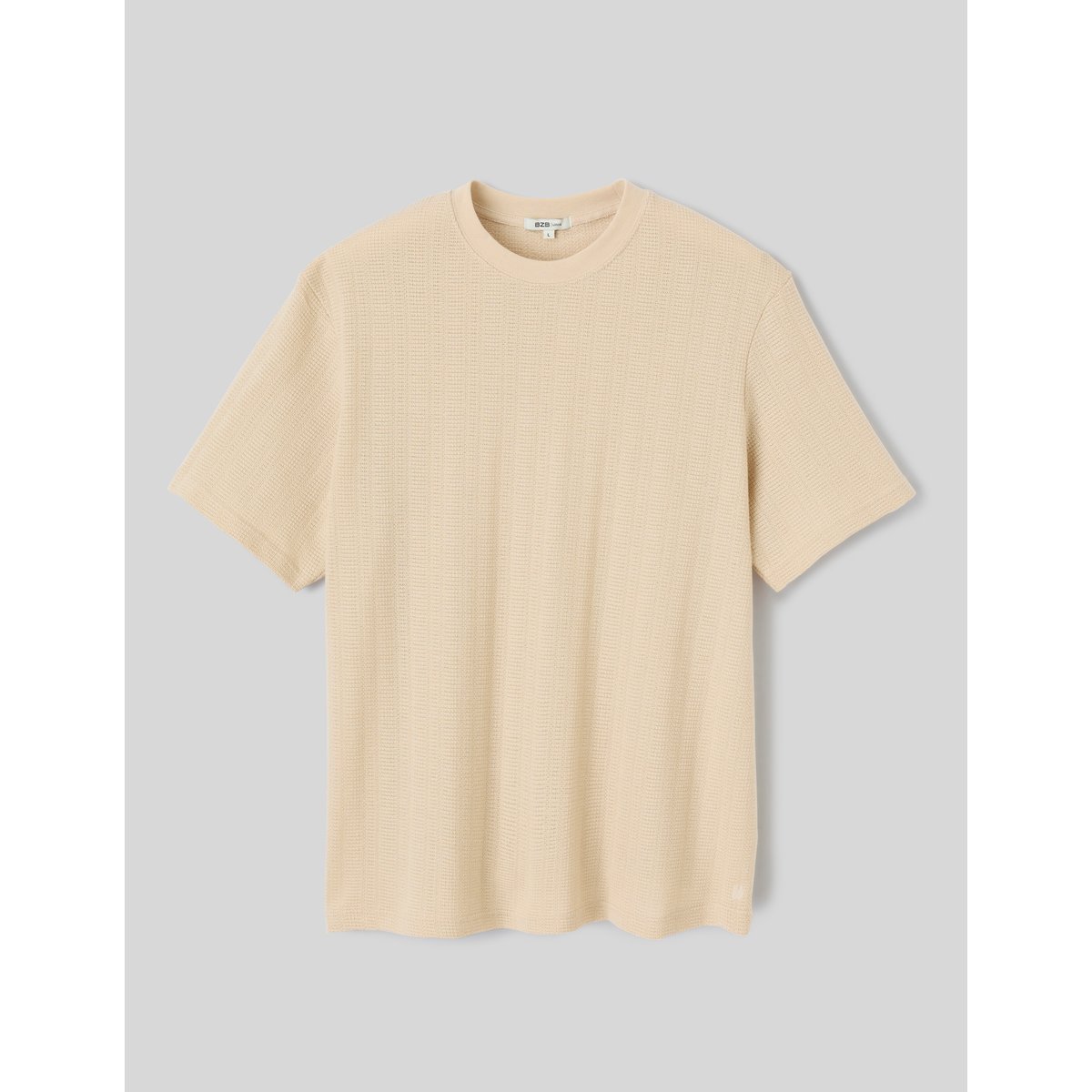 T-shirt matière fantaisie blanc cassé, BZB